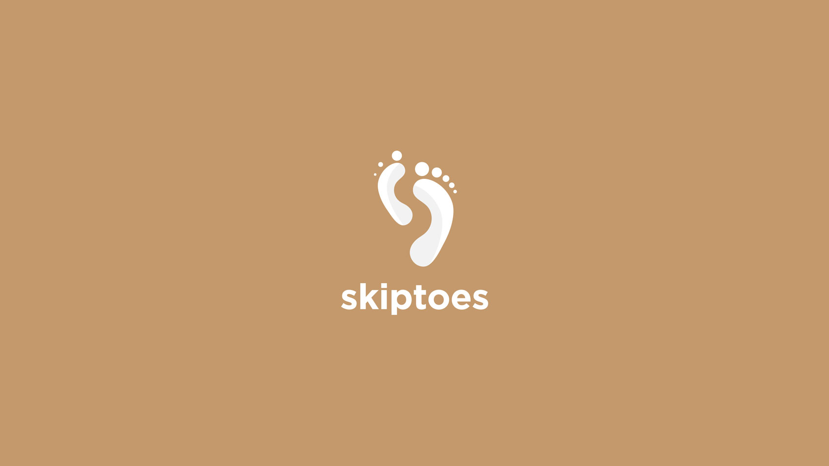 skiptoes logo design