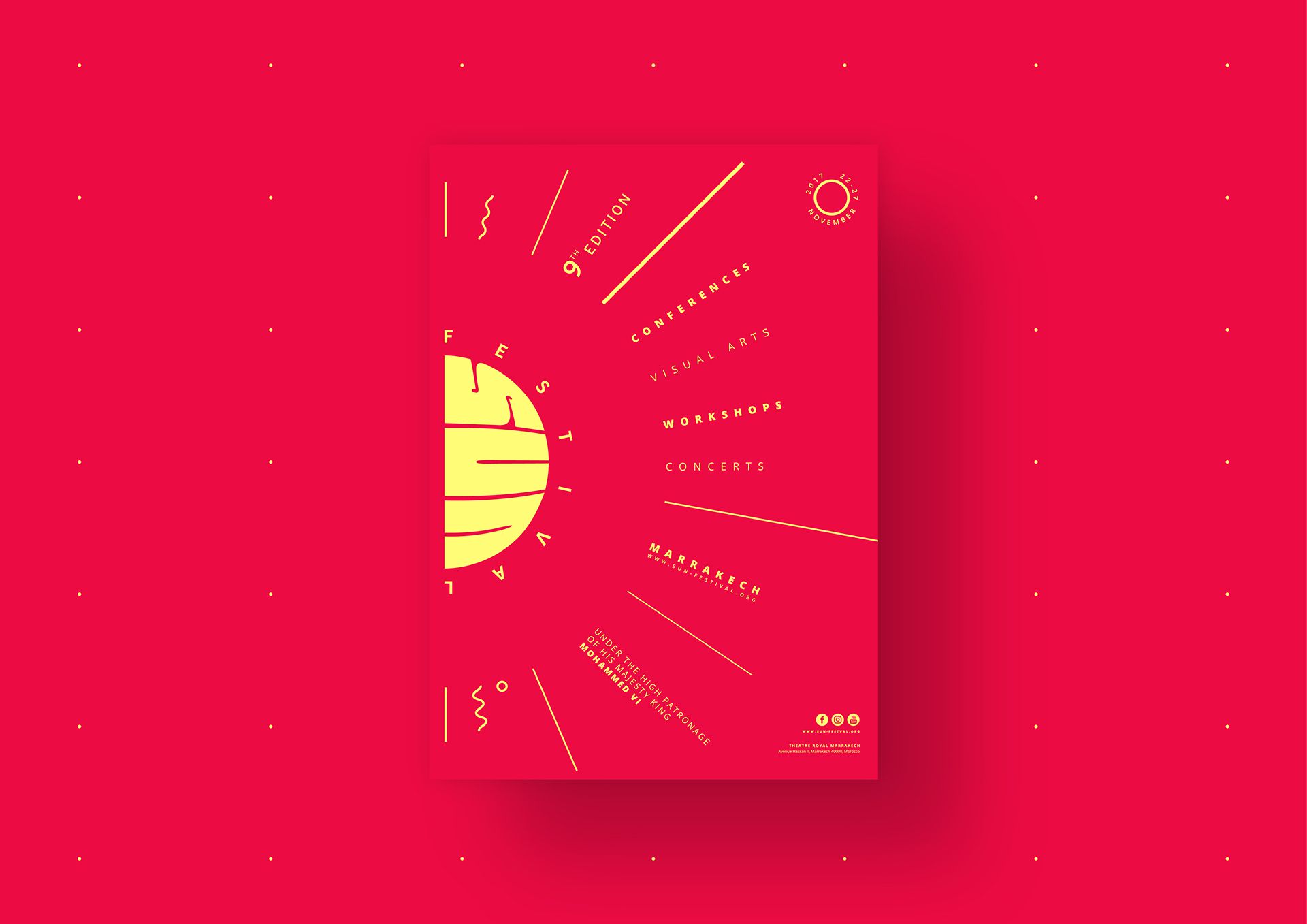 Sun Festival Flyer design